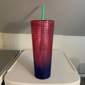 Starbucks Summer 2022 Cold Cup Tumbler, Pink-Purple Ombre